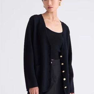 J. Crew Giselle V-neck sweater-blazer